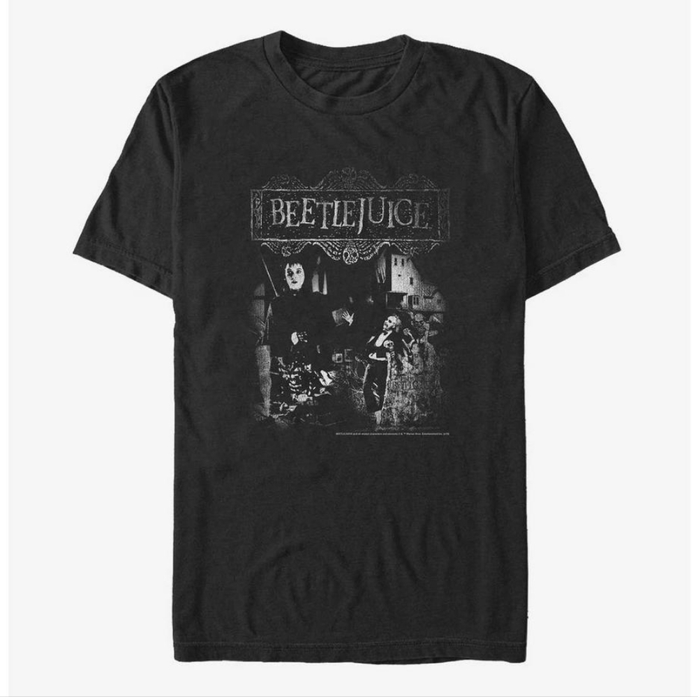Beetlejuice Poster T-Shirt Size 4XL Big & Tall